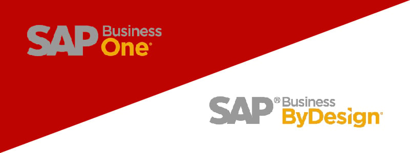 SAP Business One logo and SAP Business ByDesign Logo